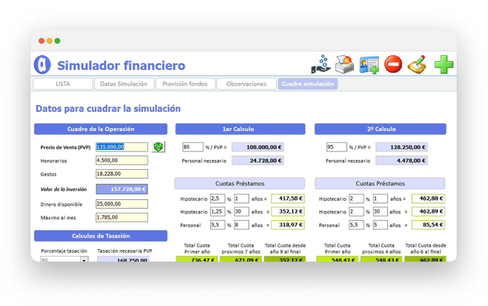 Simulador Financiero - ASEfinance